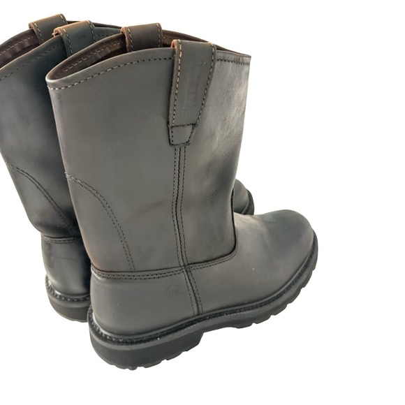 Wolverine Slip Resistant Wellington Pull-on Work Boots Br W04727 Men's 9 1/2 EW - Picture 4 of 8